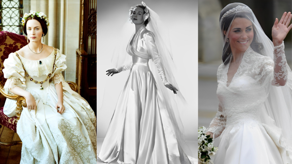 Evolução dos vestidos de casamento